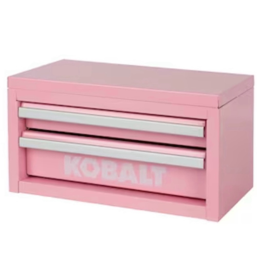 BRAND NEW Kobalt Mini Pink Steel Toolbox. SAME DAY SHIPPING